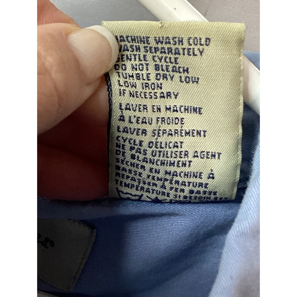 VTG‎ Pennmans Menswear Blue Short Sleeve Button Down Shirt Casual Relaxed Fit - Picture 11 of 14